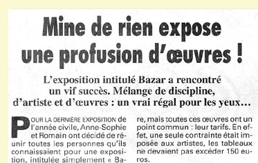 Cliquez ici pour revenir aux articles